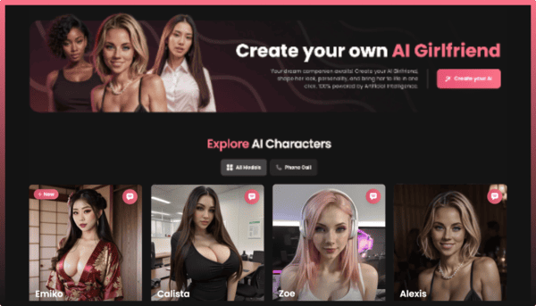 Create custom AI girlfriend - design your perfect virtual companion - Candy AI